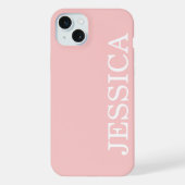 EENVOUDIG STIJLVOL AANGEPASTE NAAM MODERN MINIMALI iPhone HOESJE (Achterkant)