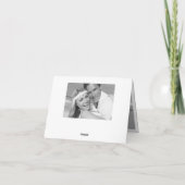 Eenvoudig stijlvol, bedankt voor je script bruilof (Achterkant)