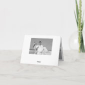 Eenvoudig stijlvol, bedankt voor je script bruilof (Achterkant)