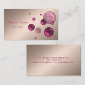 Eenvoudig stijlvol, elegante Stippen Visitekaartje (Voorkant / Achterkant)