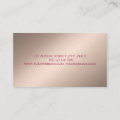 Eenvoudig stijlvol, elegante Stippen Visitekaartje (Achterkant)