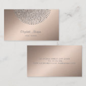 Eenvoudig stijlvol, elegante Stippen Visitekaartje (Voorkant / Achterkant)