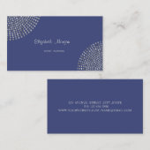 Eenvoudig stijlvol, elegante Stippen Visitekaartje (Voorkant / Achterkant)