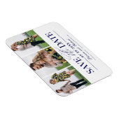 Eenvoudig stijlvol huwelijk sparen de foto van Dat Magneet (Rechterzijde)