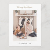 Eenvoudig Stijlvol, modern Briefkaart voor Kerstmi (Voorkant)