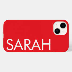 Eenvoudig Stijlvol Modern Gepersonaliseerd Naam Cl Case-Mate iPhone 14 Hoesje