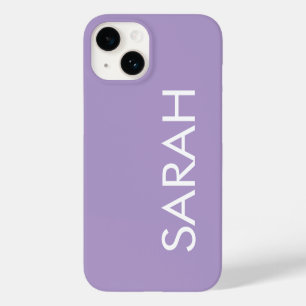 Eenvoudig Stijlvol Modern Klassiek Naam Lavendel  Case-Mate iPhone 14 Hoesje