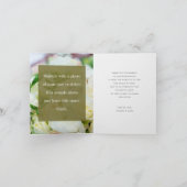 Eenvoudig stijlvol, modern, zwart-Script-fotohuwel Bedankkaart (Binnen)