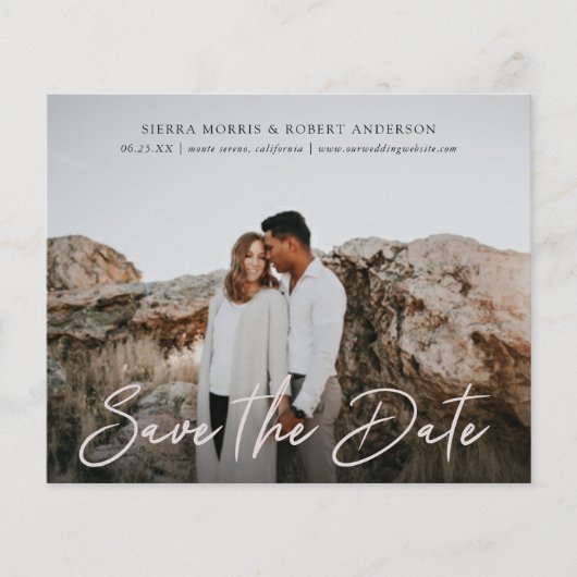 Eenvoudig Stijlvol Pen Script Budget sparen de Dat (Voorkant)