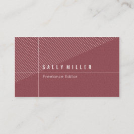 Eenvoudig stijlvol visitekaartje