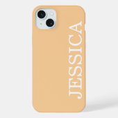 EENVOUDIG STIJLVOOL GEPERSONALISEERDE NAAM MODERN iPhone HOESJE (Achterkant)