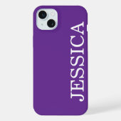 EENVOUDIG STIJLVOOL VOLGENAAMDE MODERNE MINIMALIST iPhone HOESJE (Achterkant)