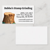 Eenvoudig stomp slijpen visitekaartje (Voorkant / Achterkant)