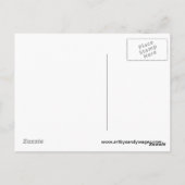 Eenvoudig strand briefkaart (Achterkant)