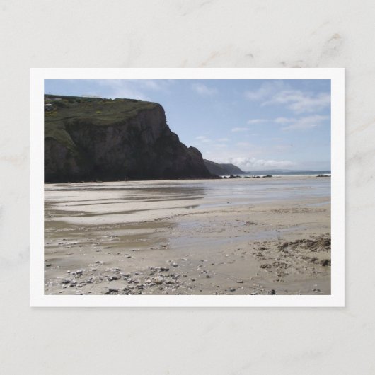 Eenvoudig strand briefkaart (Voorkant)