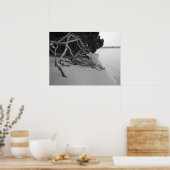 Eenvoudig strand poster (Keuken)