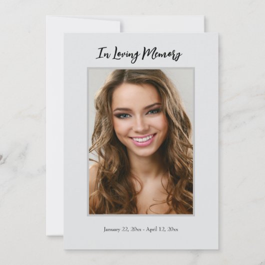 Eenvoudig strand Seashell Foto Viering van het lev Bedankkaart (Achterkant)