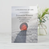 Eenvoudig strand Seashell Viering van het leven Kaart (Staand voorkant)