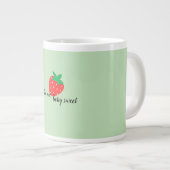 Eenvoudig Strawberry ontwerp Grote Koffiekop (Voorkant rechts)