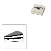 Eenvoudig stuk roeststempel rubberstempel (Gestempeld)