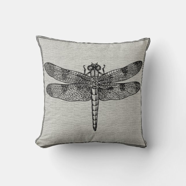 Eenvoudig Stunning Libelle Worp Kussen (Voorkant)