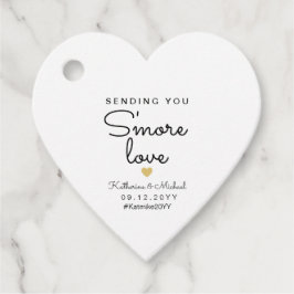 Eenvoudig sturen u meer liefde hart gevormd bedankjes labels