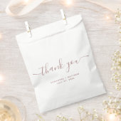 Eenvoudig Stusty Roze Hartelijk dank voor het eleg Bedankzakje (Geknipt)