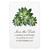 Eenvoudig Succulent sparen de Datum Flexi Magnet Magneet (Verticaal)