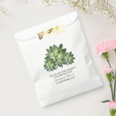 Eenvoudig Succulent Wedding Favor Bags Bedankzakje (Gezegeld)