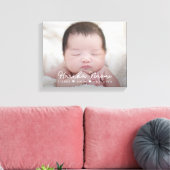 Eenvoudig Sweet Baby Nursery Wrapped Canvas Art (Insitu (Woonkamer))