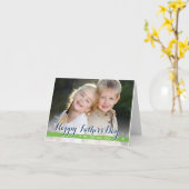 Eenvoudig Sweet Fathers Day-fotokaart Kaart (Gele Bloem)