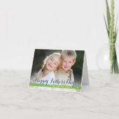 Eenvoudig Sweet Fathers Day-fotokaart Kaart (Voorkant)