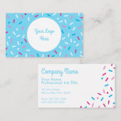 Eenvoudig sweet Sprinkle bedekte professionele Visitekaartje (Voorkant / Achterkant)