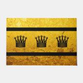 Eenvoudig symbolen - Chess Crown + uw ideeën Deurmat (Voorkant)