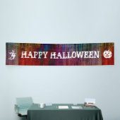 Eenvoudig Symbolen — heks en pompoen Spandoek (Beurs)