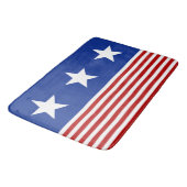 Eenvoudig Symbolen Stars & Stripes + uw ideeën Badmat (Gekanteld)
