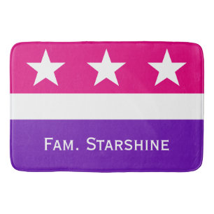 Eenvoudig Symbolen Stars & Stripes + uw ideeën Badmat