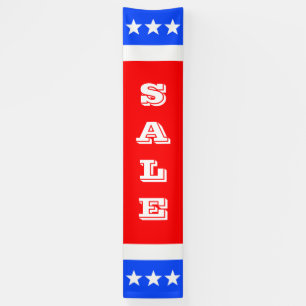 Eenvoudig symbolen - volledige sterren + jouw teks spandoek
