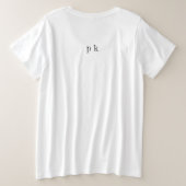 Eenvoudig T-shirt voor de allernieuwste generatie (Design achterkant)