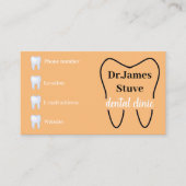 Eenvoudig tandheelkundig visitekaartje (Voorkant)