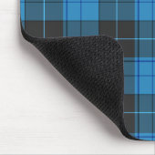 Eenvoudig tartan-patroon in donkerblauw.. muismat (Hoek)