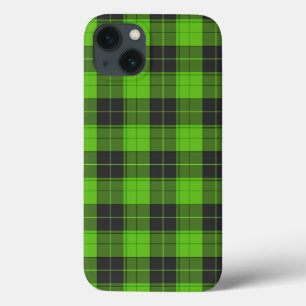 Eenvoudig tartan-patroon in donkergroen Case-Mate iPhone case