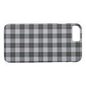 Eenvoudig tartan-patroon in grijs Case-Mate iPhone case (Achterkant (Horizontaal))