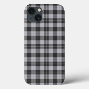 Eenvoudig tartan-patroon in grijs Case-Mate iPhone case