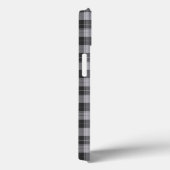 Eenvoudig tartan-patroon in grijs Case-Mate iPhone case (Achterkant / Rechts)