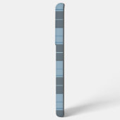 Eenvoudig tartan-patroon in lichtblauw samsung galaxy hoesje (Linkerkant)