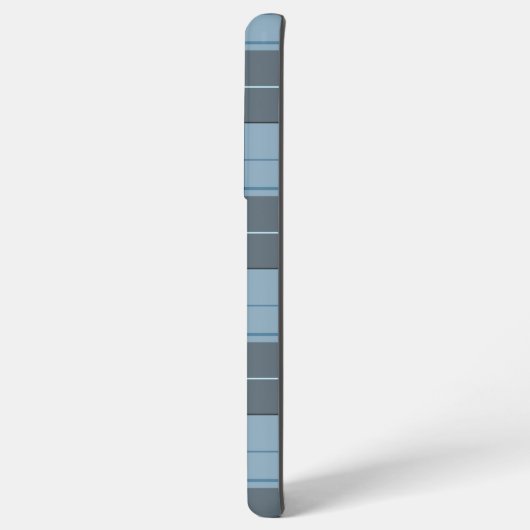 Eenvoudig tartan-patroon in lichtblauw samsung galaxy hoesje (Linkerkant)