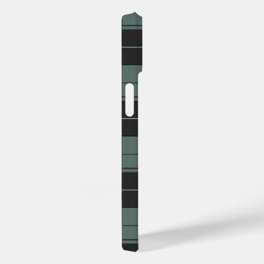 Eenvoudig tartan-patroon in turkooise Case-Mate iPhone case (Achterkant / Rechts)