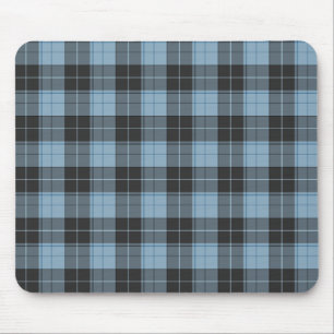 Eenvoudig tartan-patroon in turkooise muismat