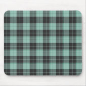 Eenvoudig tartan-patroon in turkooise muismat (Voorkant)